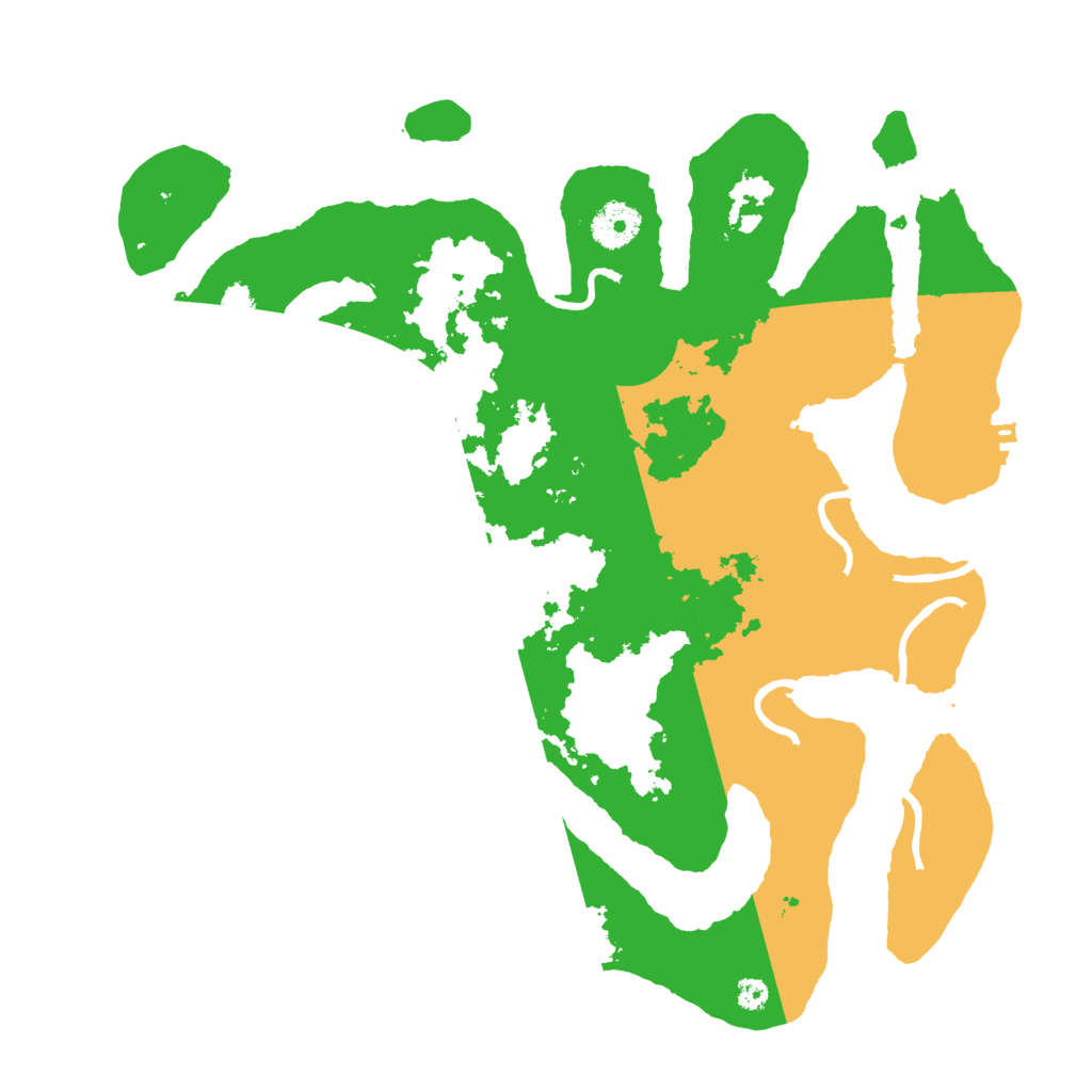 Biome Rust Map: Procedural Map, Size: 3500, Seed: 2595631