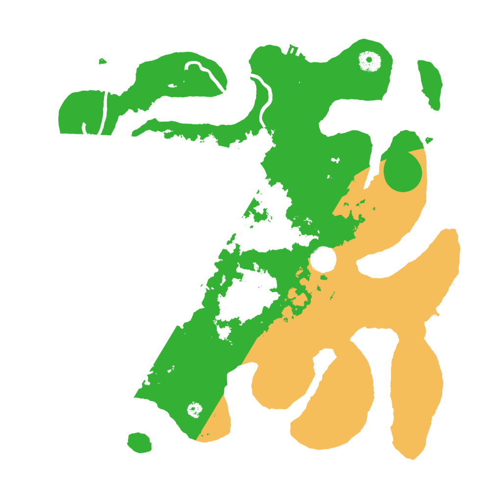 Biome Rust Map: Procedural Map, Size: 3500, Seed: 6208566