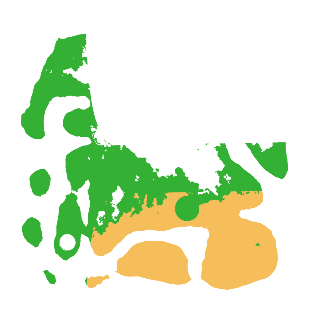 Biome Rust Map: Barren, Size: 3500, Seed: 4960810