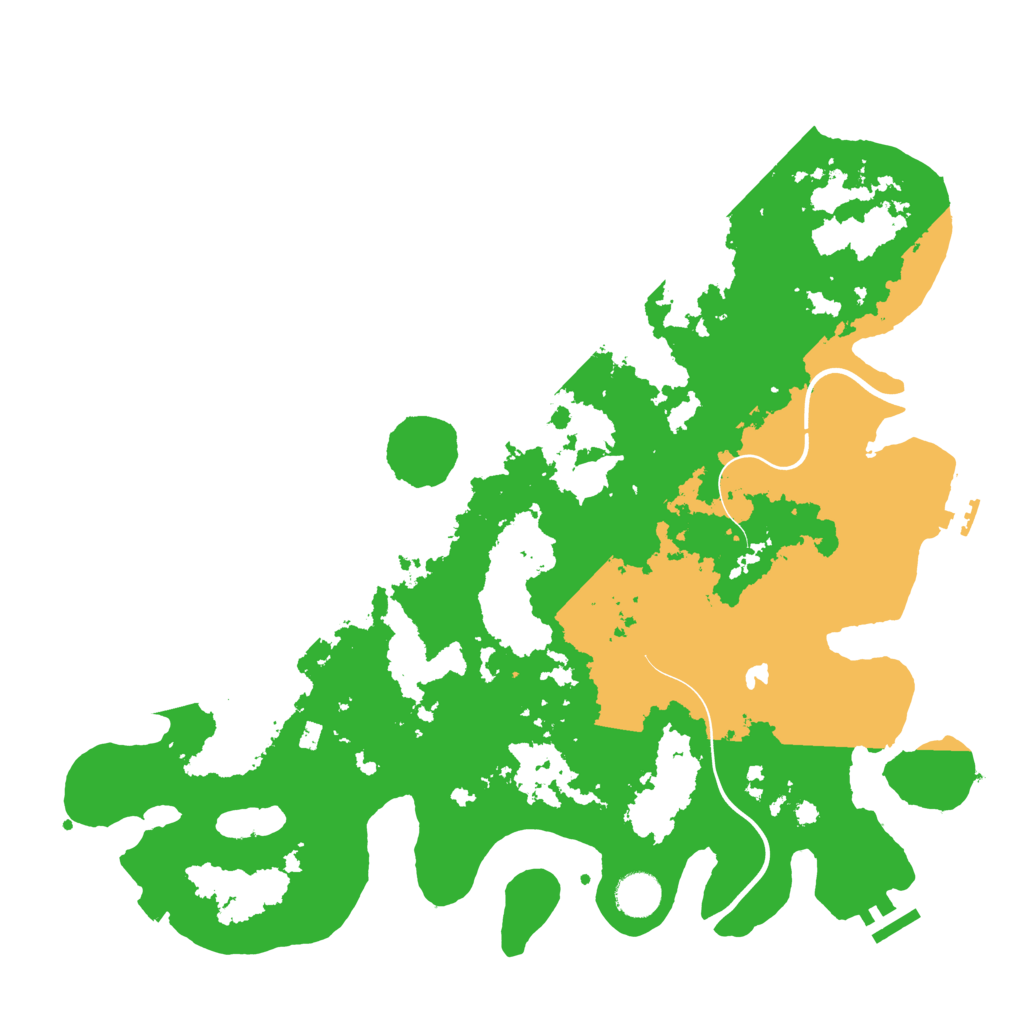 Biome Rust Map: Procedural Map, Size: 4000, Seed: 921682