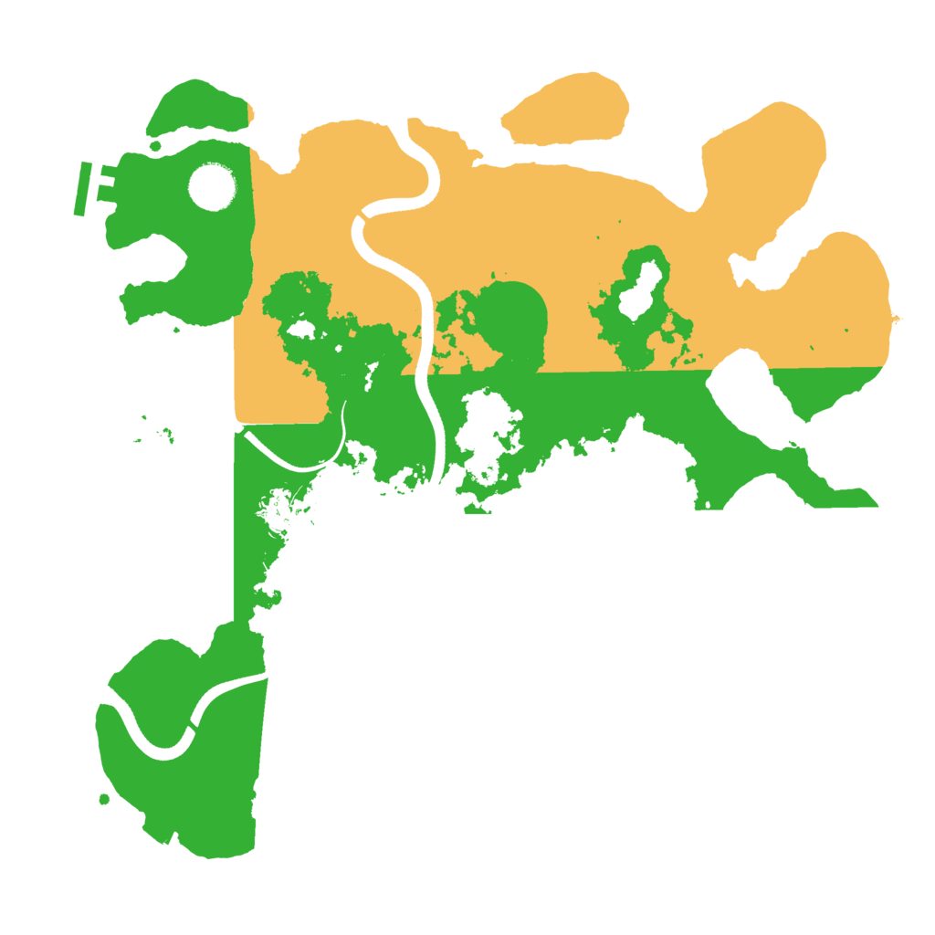 Biome Rust Map: Procedural Map, Size: 3500, Seed: 1800371