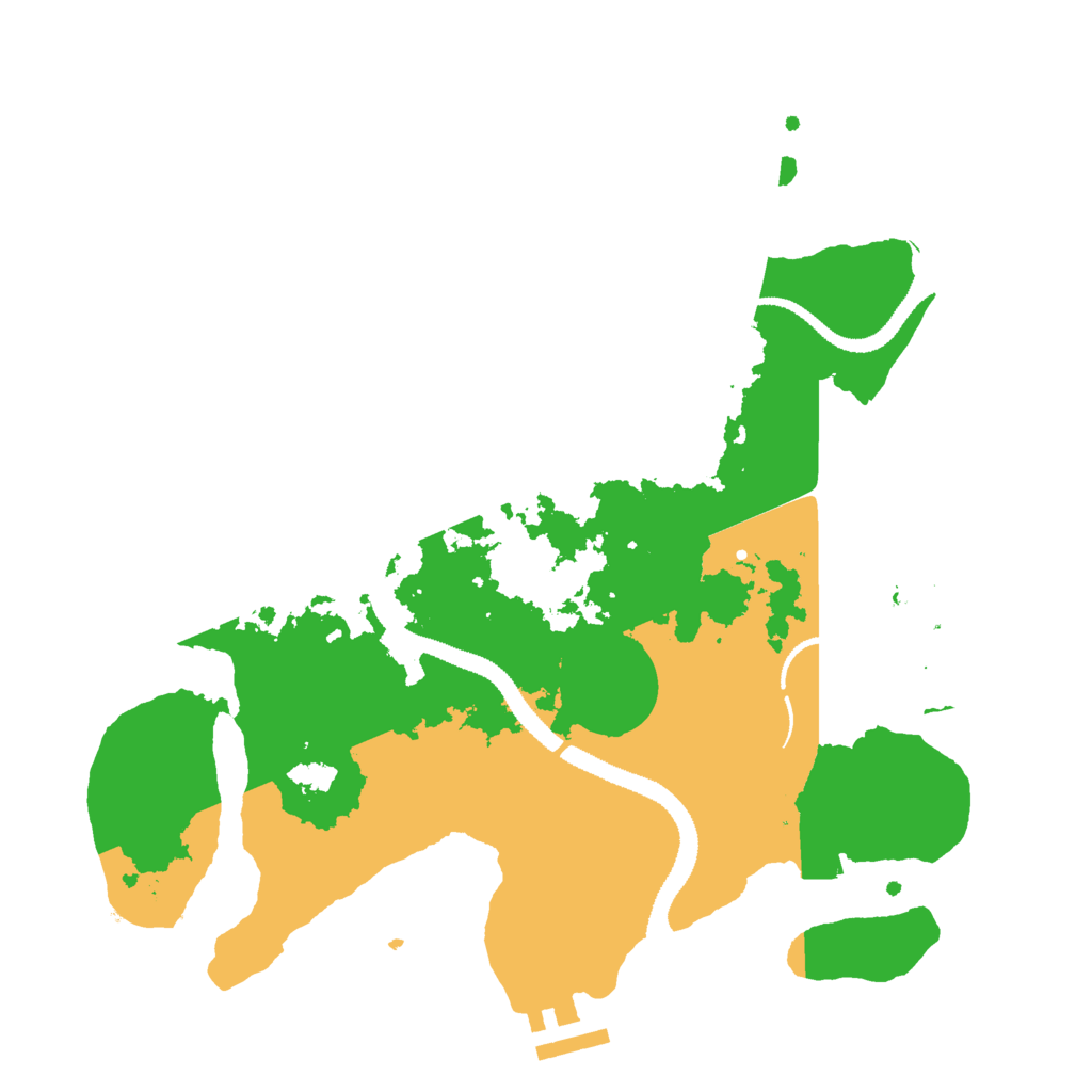 Biome Rust Map: Procedural Map, Size: 3000, Seed: 1744414543