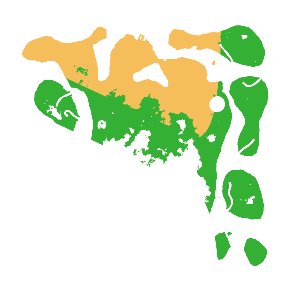 Biome Rust Map: Procedural Map, Size: 3500, Seed: 1784753