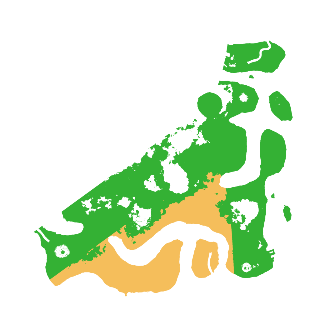 Biome Rust Map: Procedural Map, Size: 3500, Seed: 4976505