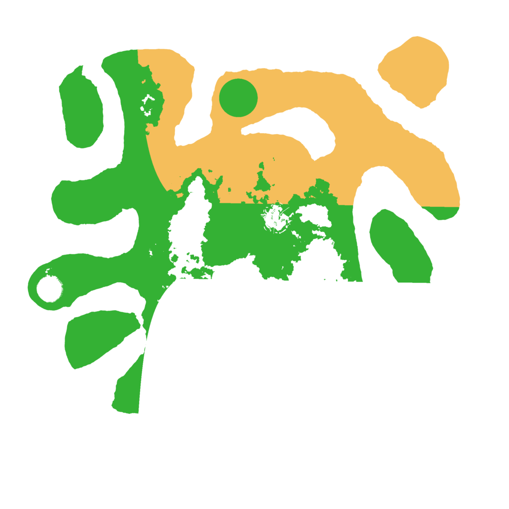 Biome Rust Map: Barren, Size: 3500, Seed: 6275970