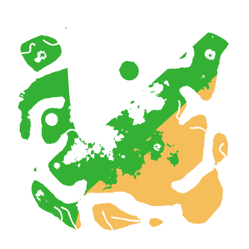 Biome Rust Map: Procedural Map, Size: 3500, Seed: 4352746