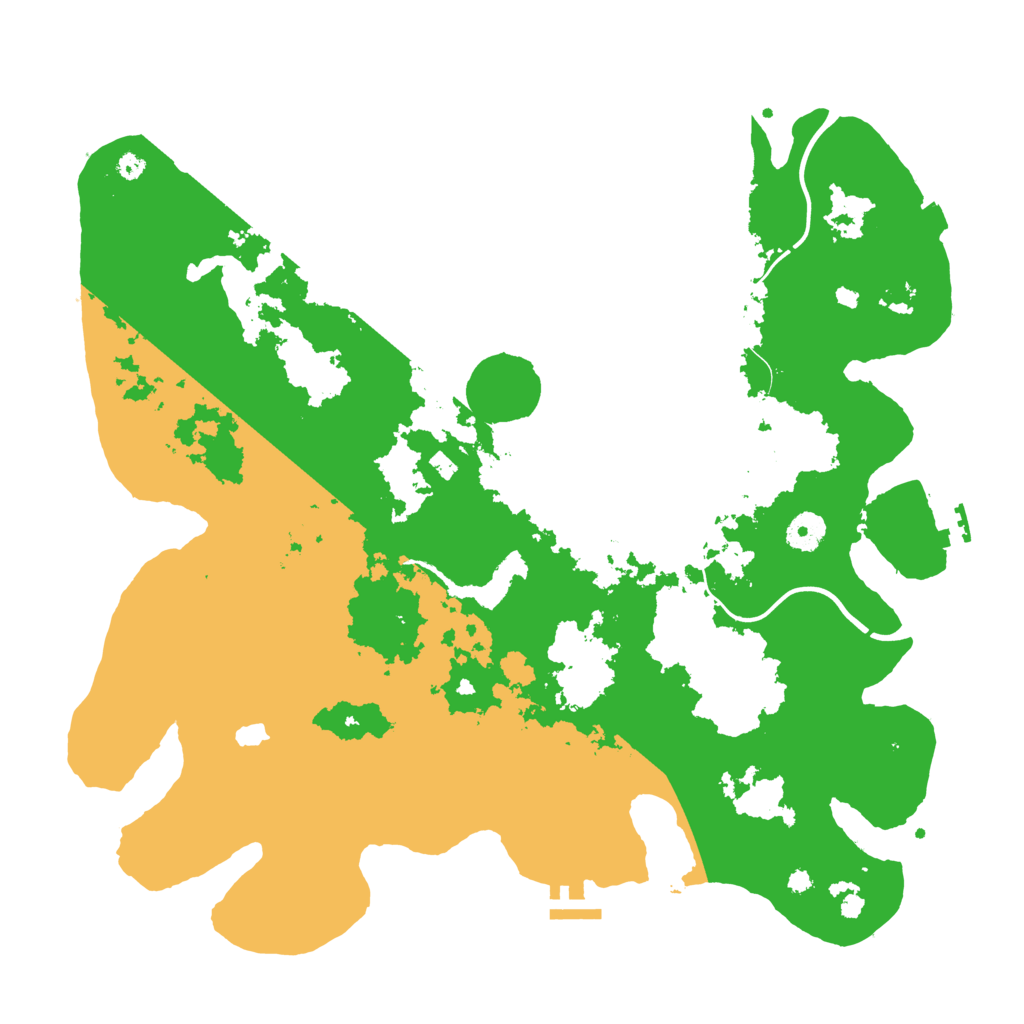 Biome Rust Map: Procedural Map, Size: 4000, Seed: 1366992
