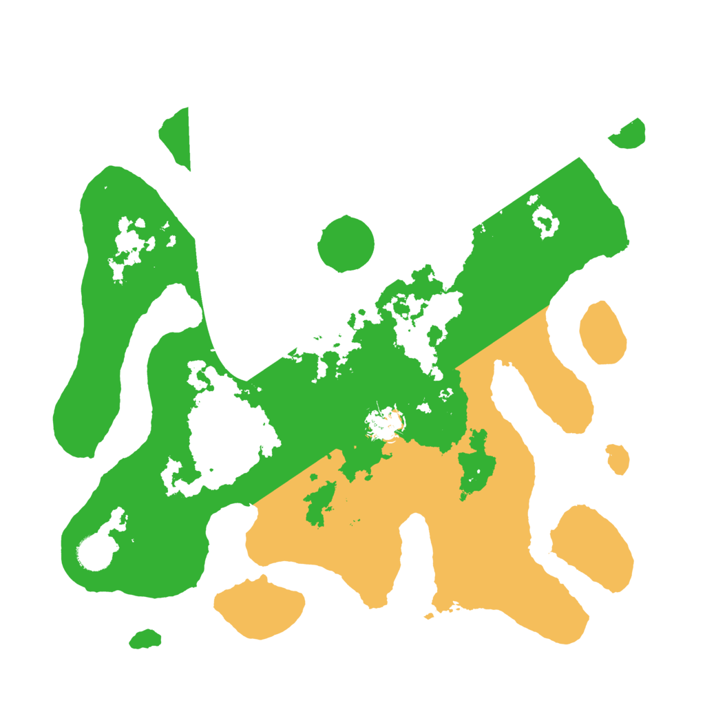 Biome Rust Map: Barren, Size: 3500, Seed: 2513960