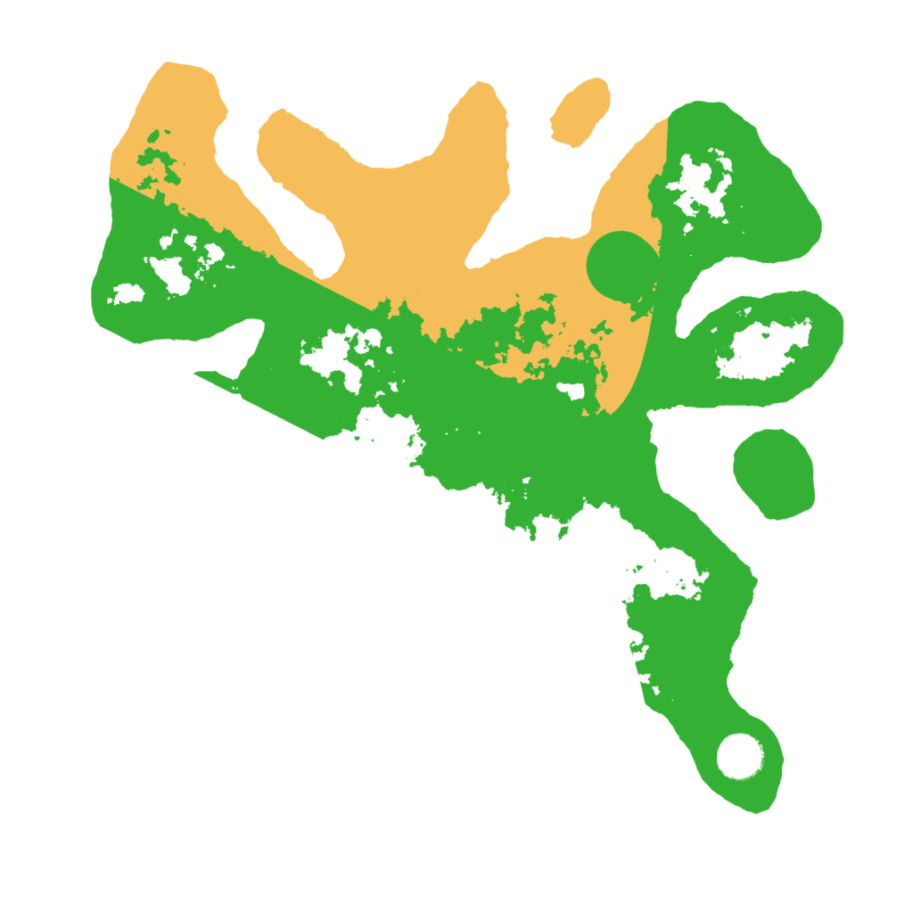 Biome Rust Map: Barren, Size: 3500, Seed: 1863791