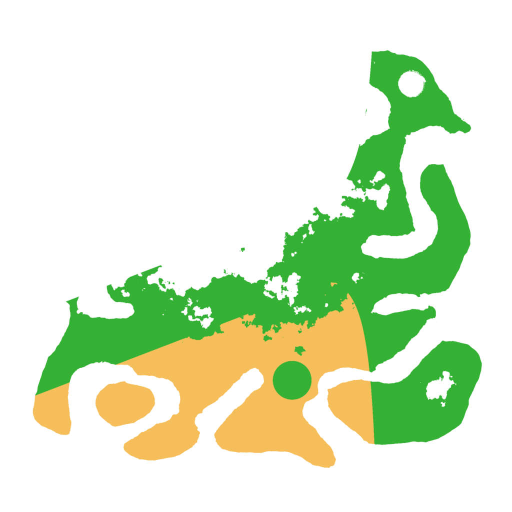 Biome Rust Map: Barren, Size: 3500, Seed: 2248501