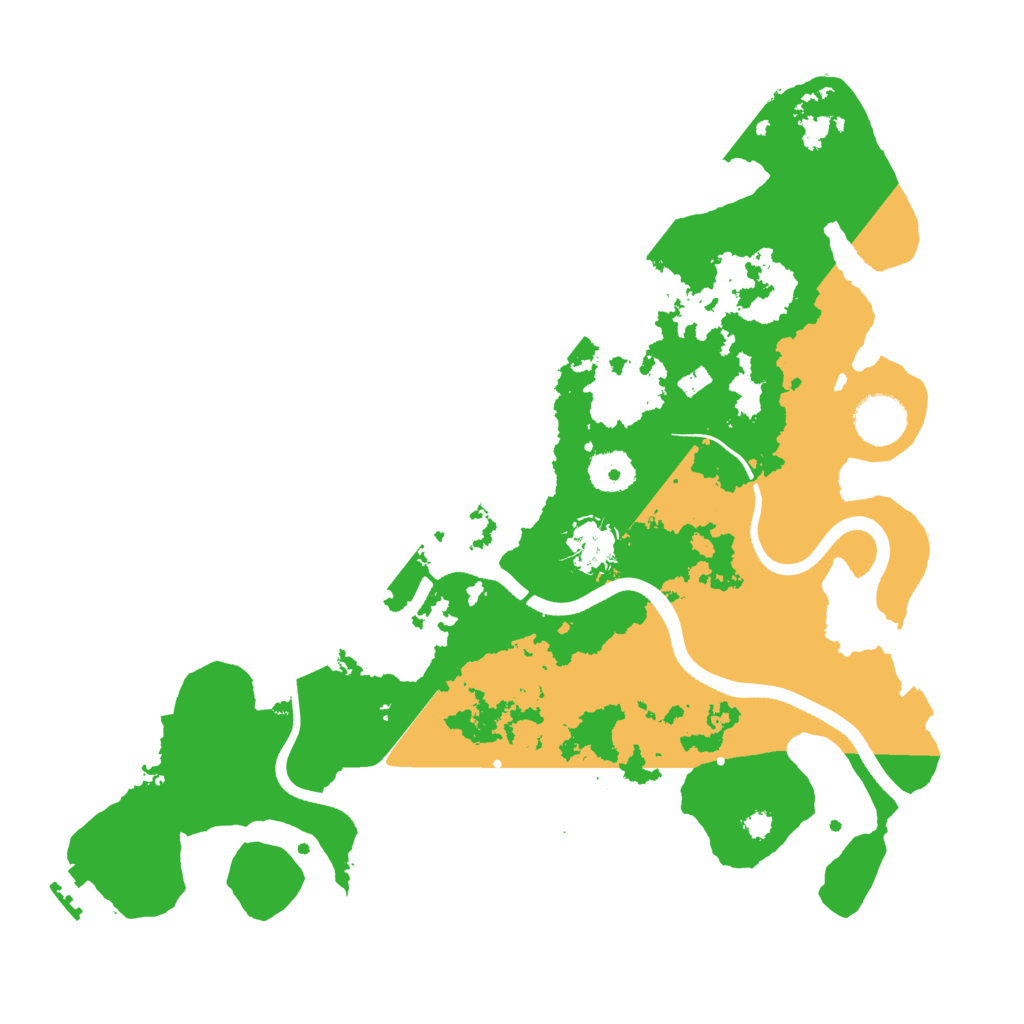 Biome Rust Map: Procedural Map, Size: 3500, Seed: 4073362