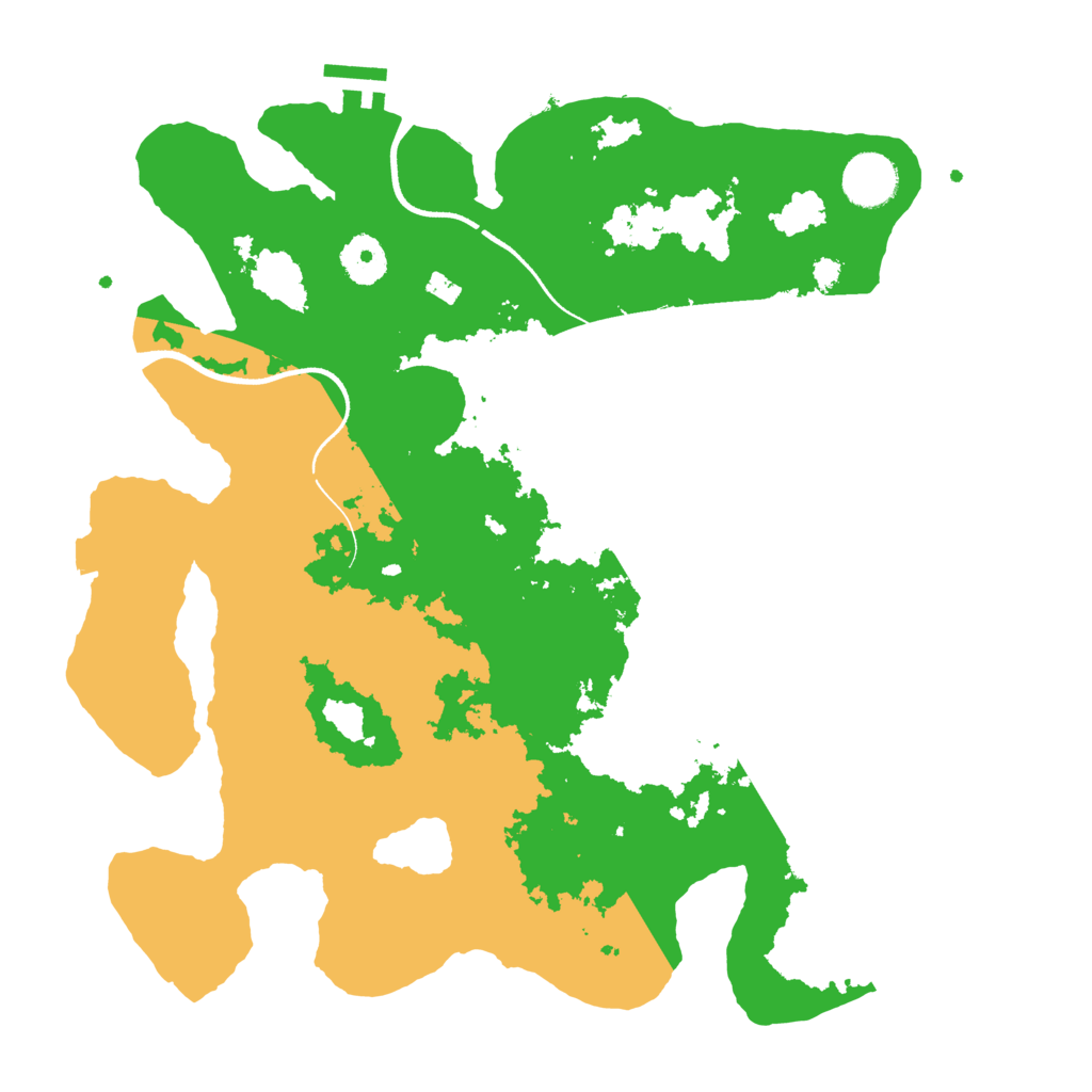 Biome Rust Map: Procedural Map, Size: 3500, Seed: 4478784