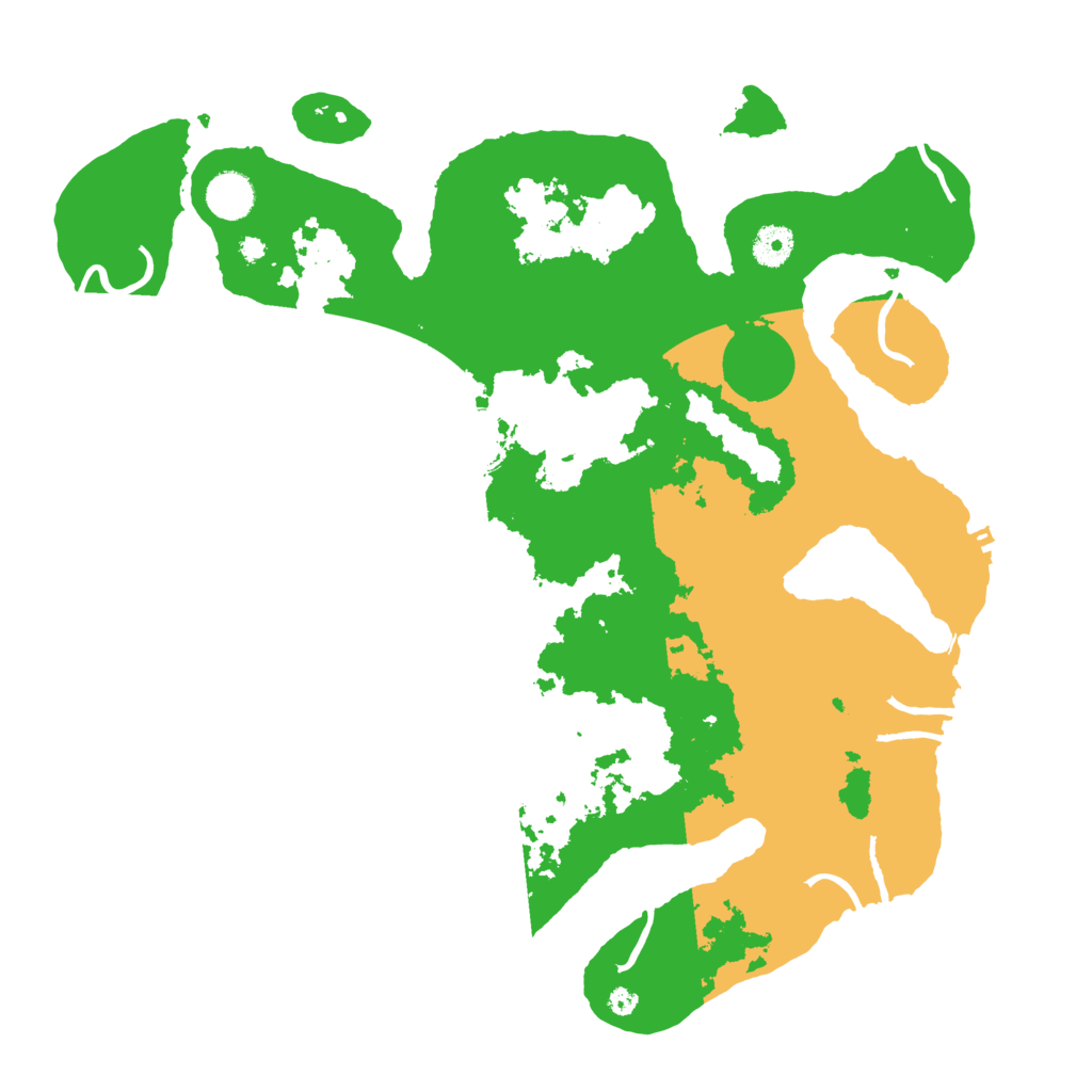 Biome Rust Map: Procedural Map, Size: 4000, Seed: 27461583