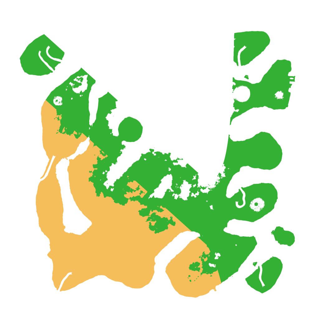 Biome Rust Map: Procedural Map, Size: 3500, Seed: 2570969