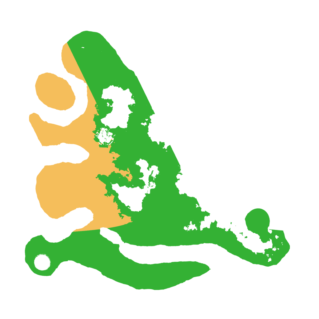 Biome Rust Map: Barren, Size: 3500, Seed: 2722645