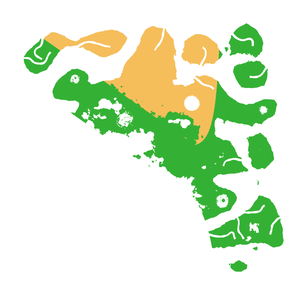 Biome Rust Map: Procedural Map, Size: 3500, Seed: 6406290