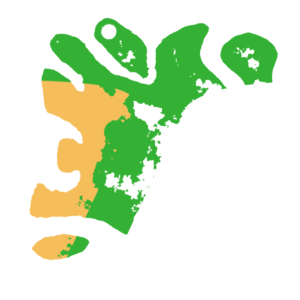 Biome Rust Map: Barren, Size: 3500, Seed: 2580775