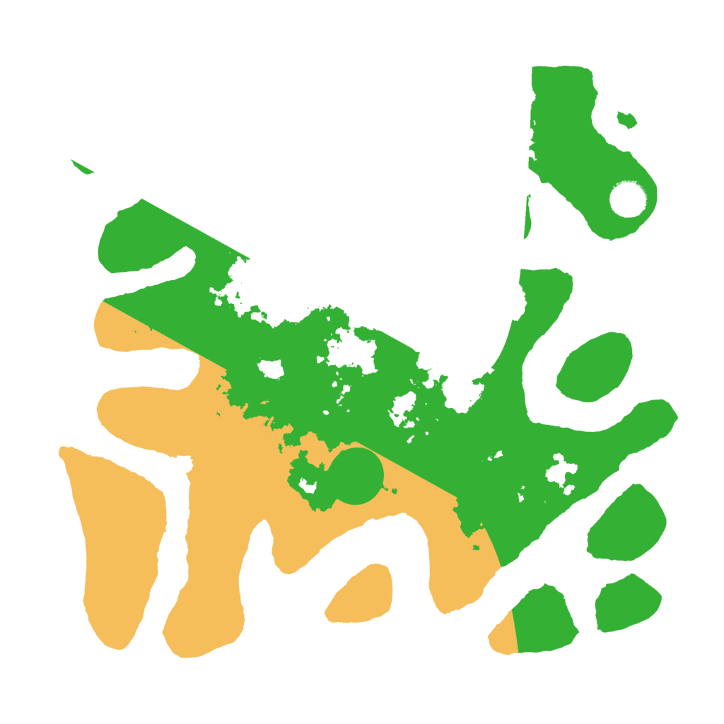 Biome Rust Map: Barren, Size: 3500, Seed: 5851753