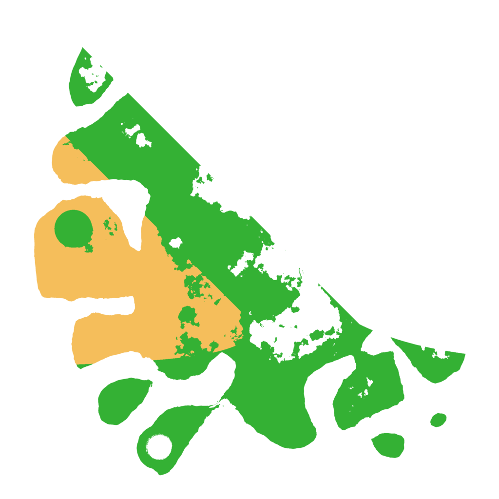 Biome Rust Map: Barren, Size: 3500, Seed: 3447310