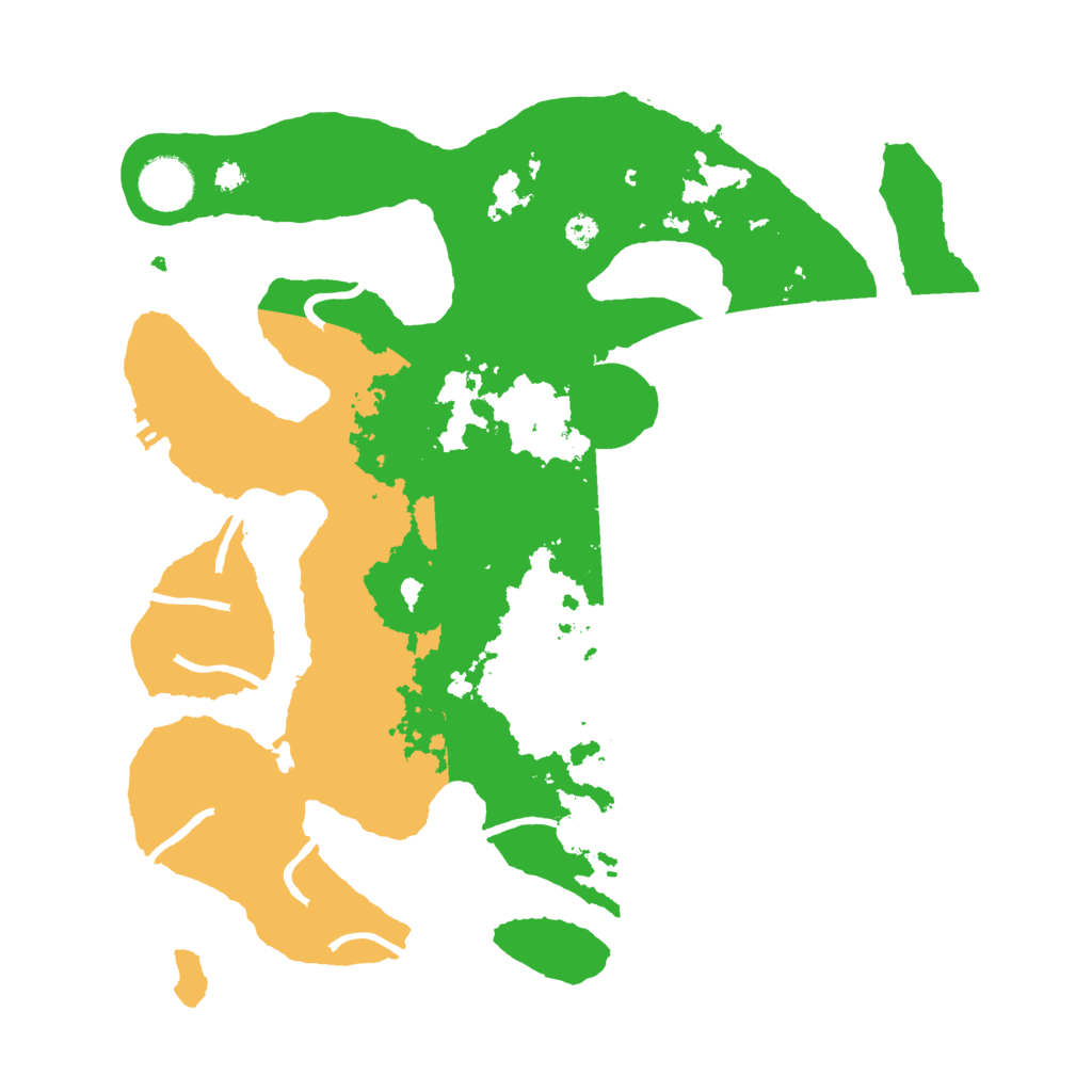 Biome Rust Map: Procedural Map, Size: 3500, Seed: 4731978