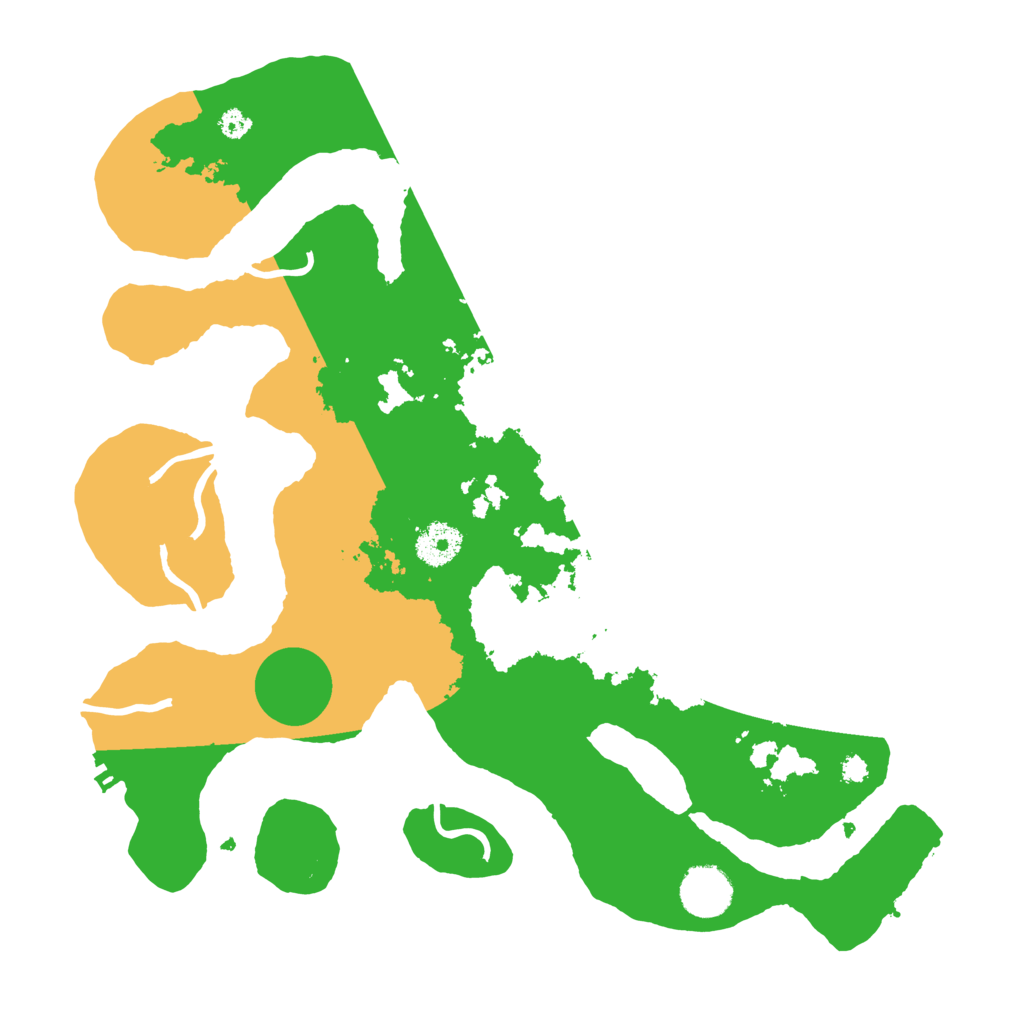 Biome Rust Map: Procedural Map, Size: 3500, Seed: 1610133