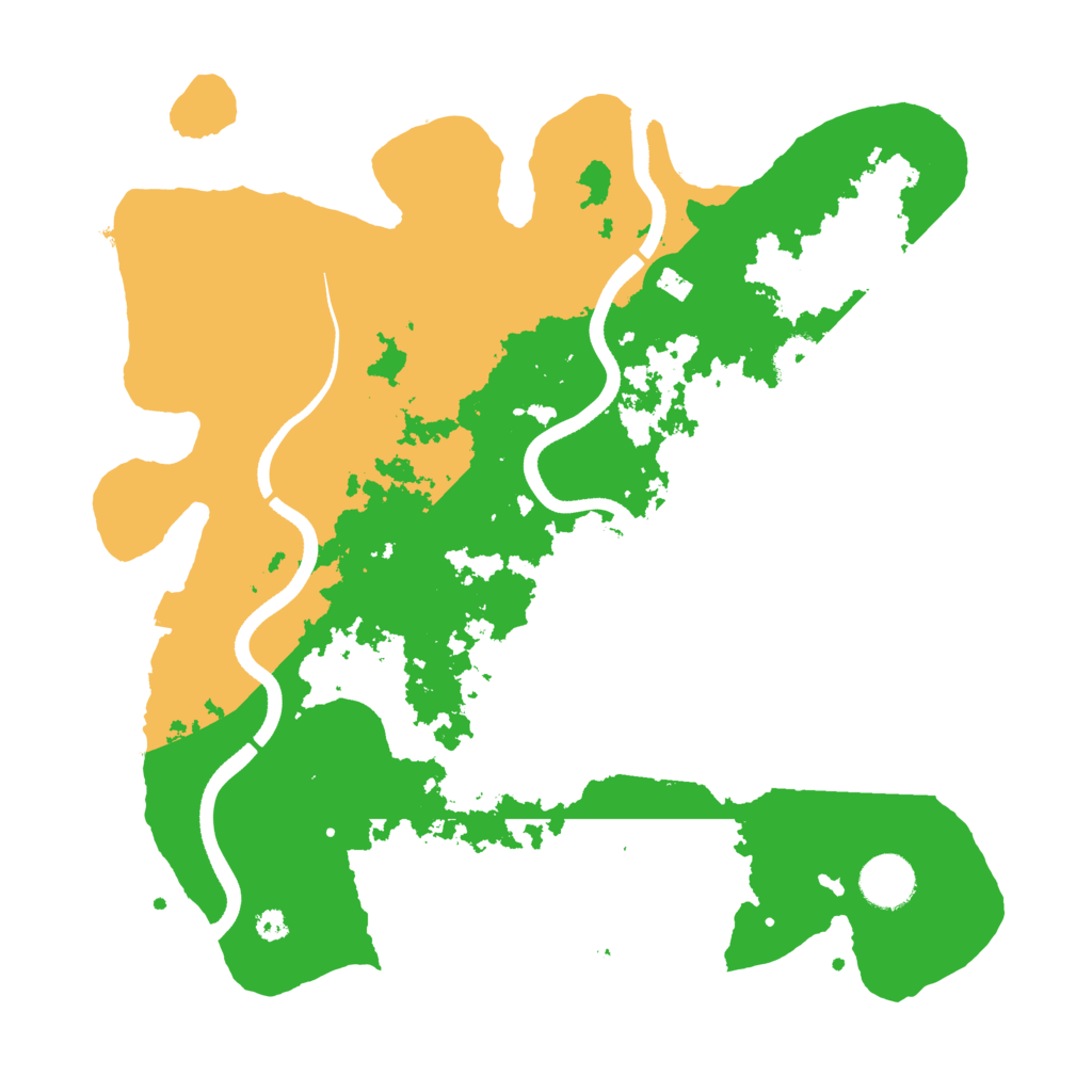 Biome Rust Map: Procedural Map, Size: 3500, Seed: 4611087