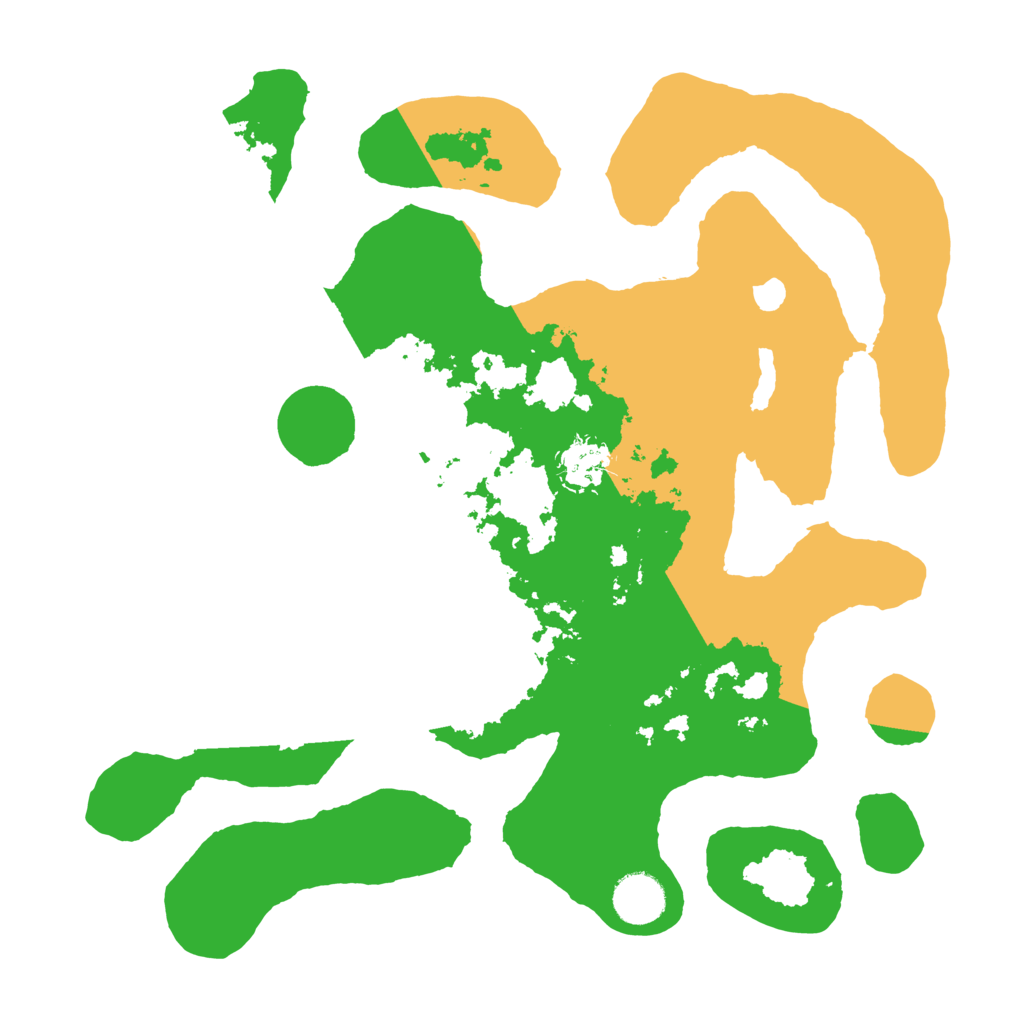 Biome Rust Map: Barren, Size: 3500, Seed: 4016236