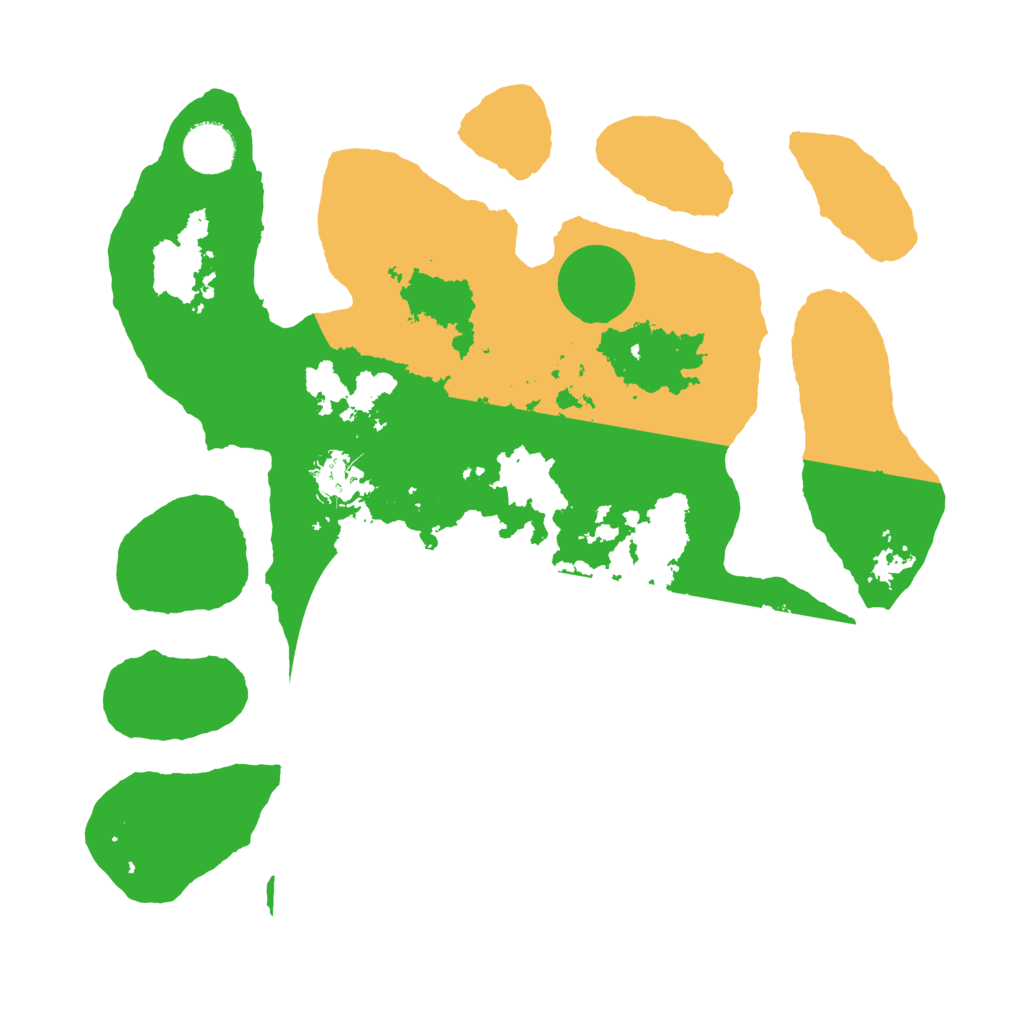 Biome Rust Map: Barren, Size: 3500, Seed: 6263528