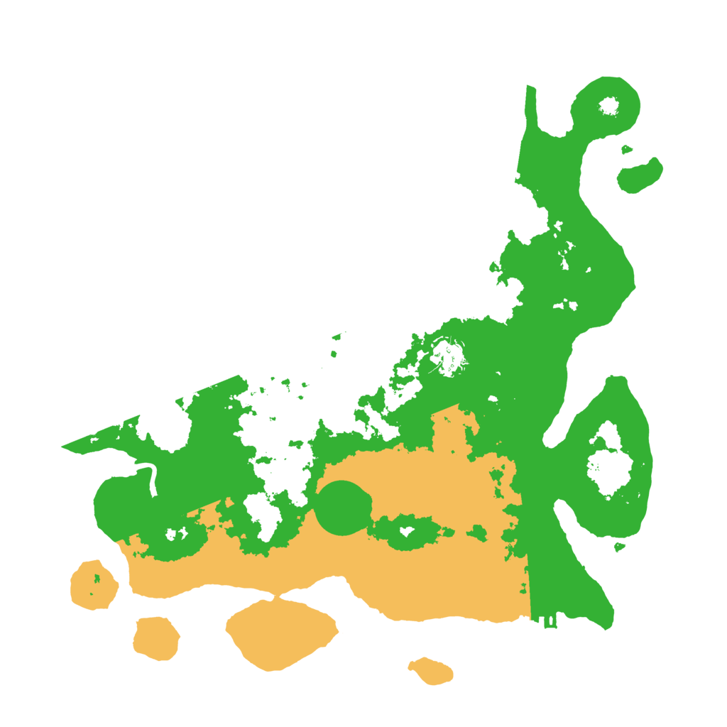 Biome Rust Map: Procedural Map, Size: 3500, Seed: 4941279