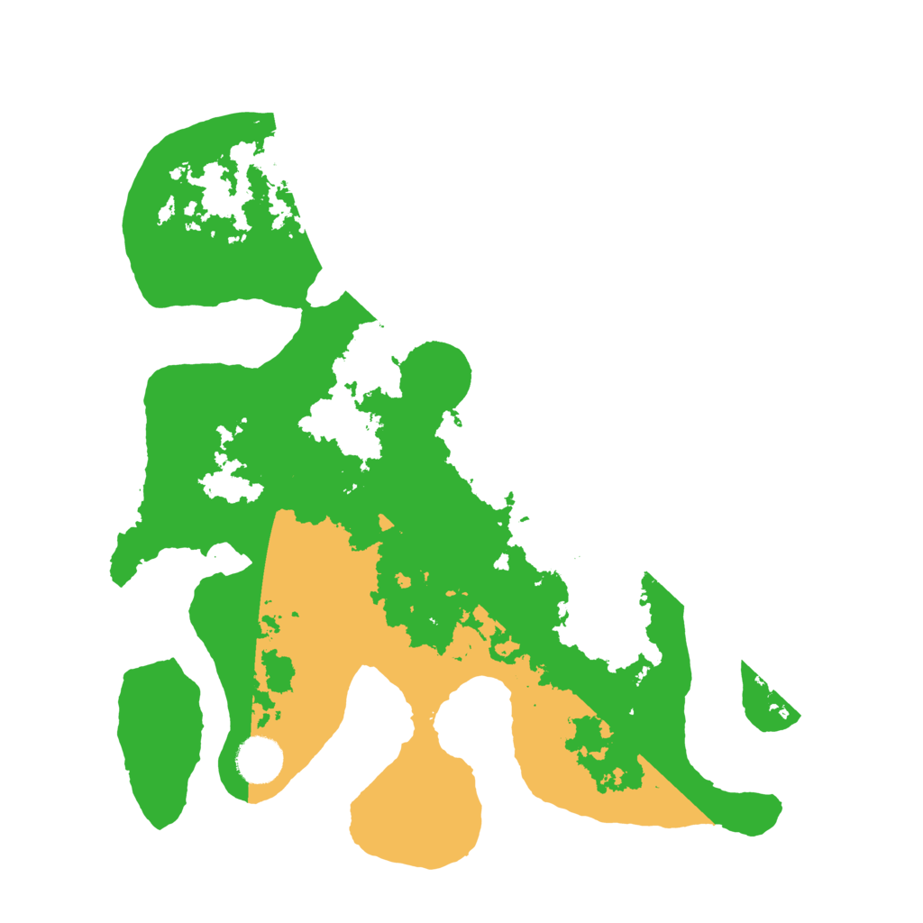 Biome Rust Map: Barren, Size: 3500, Seed: 3913838