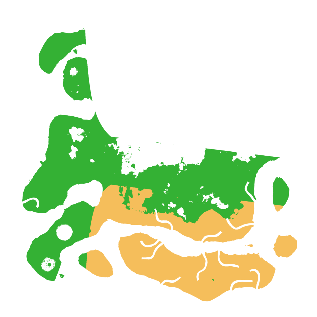 Biome Rust Map: Procedural Map, Size: 3500, Seed: 3429458