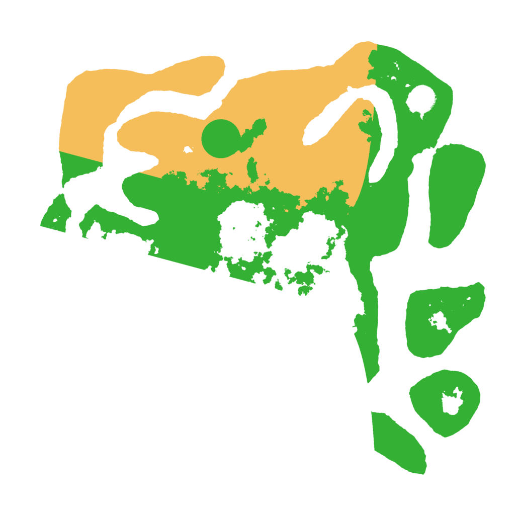 Biome Rust Map: Barren, Size: 3500, Seed: 5509976