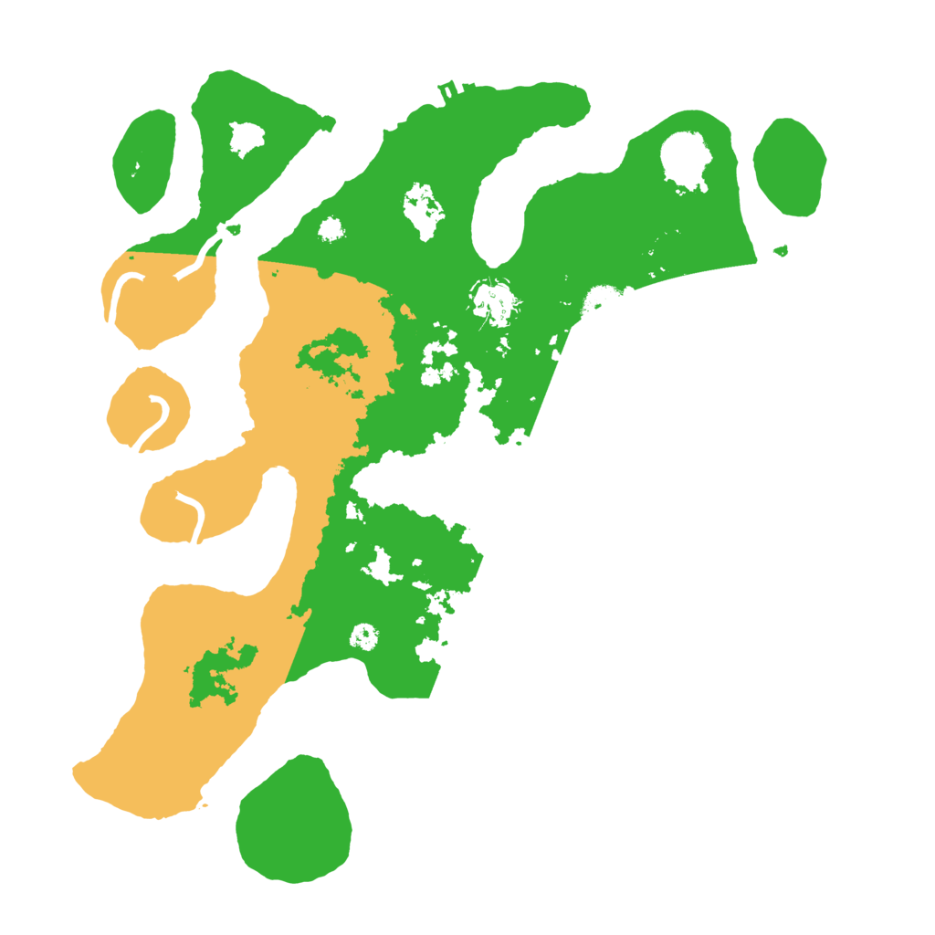 Biome Rust Map: Procedural Map, Size: 3500, Seed: 3558819