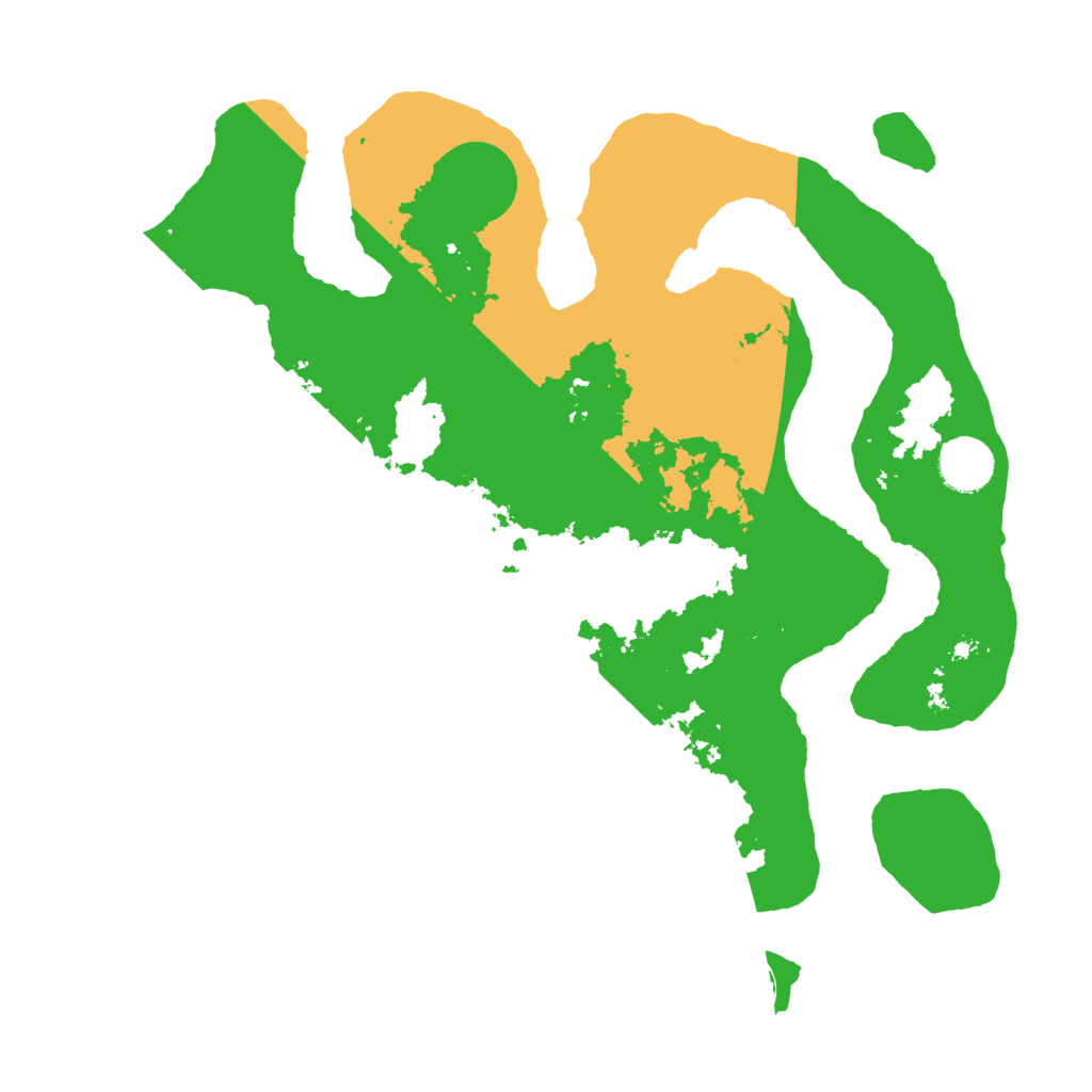 Biome Rust Map: Barren, Size: 3500, Seed: 731641