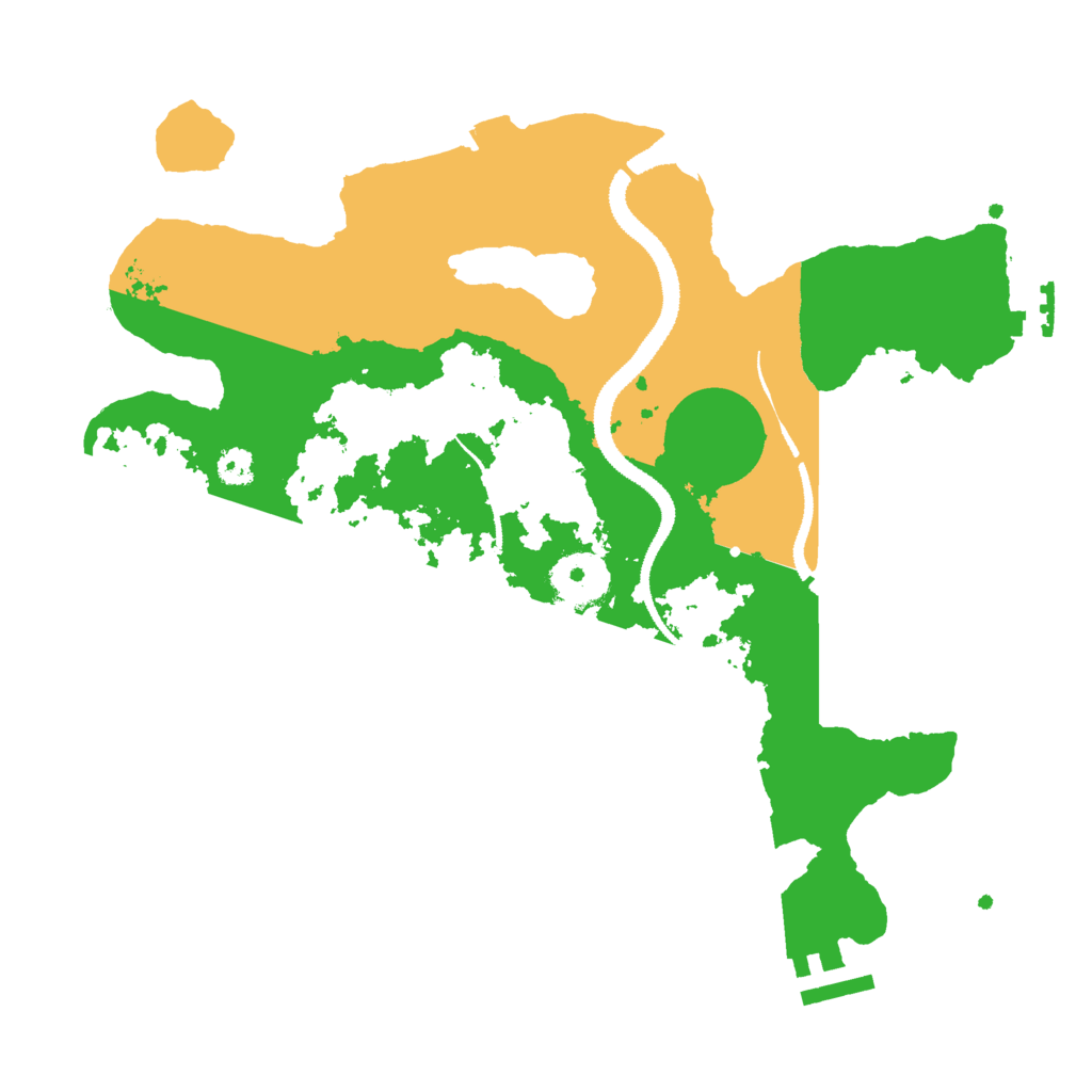Biome Rust Map: Procedural Map, Size: 3000, Seed: 812195