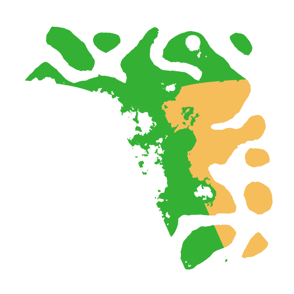 Biome Rust Map: Barren, Size: 3500, Seed: 5191226