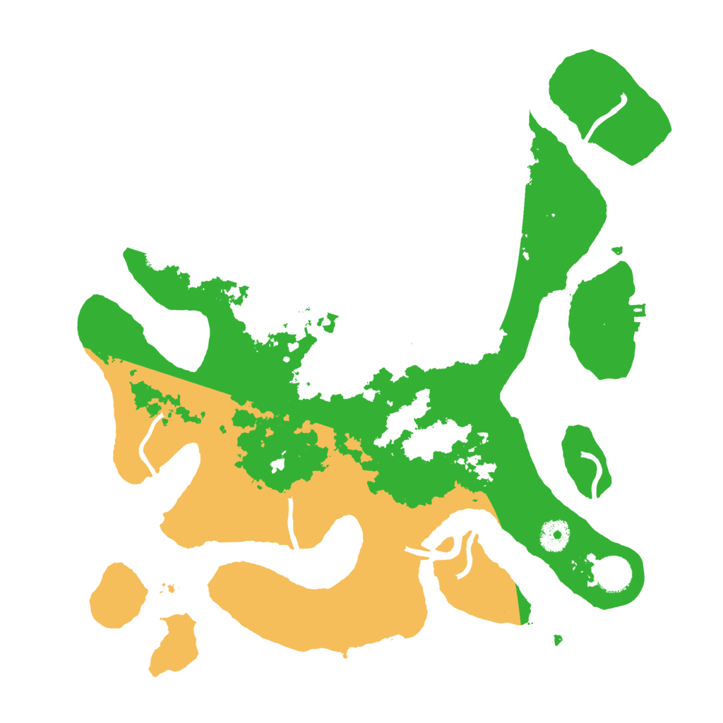 Biome Rust Map: Procedural Map, Size: 3500, Seed: 22987