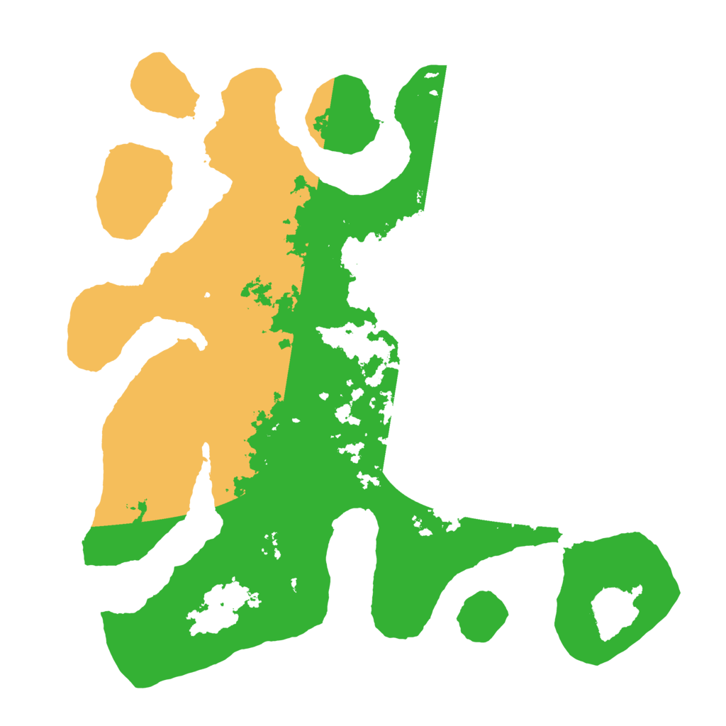 Biome Rust Map: Barren, Size: 3500, Seed: 3230711