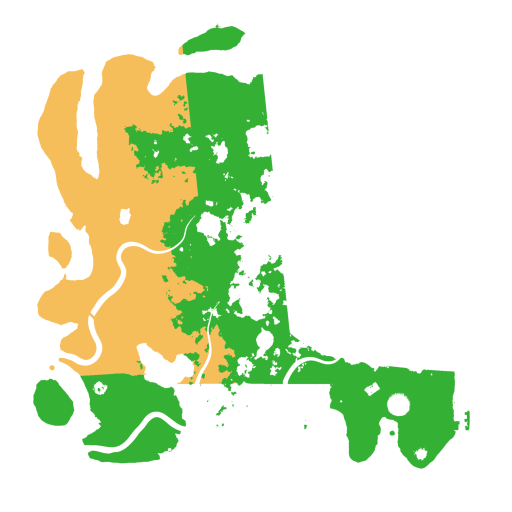 Biome Rust Map: Procedural Map, Size: 4000, Seed: 2676800