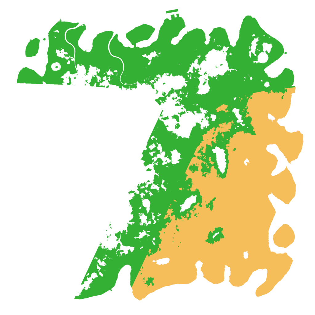Biome Rust Map: Procedural Map, Size: 5250, Seed: 5250