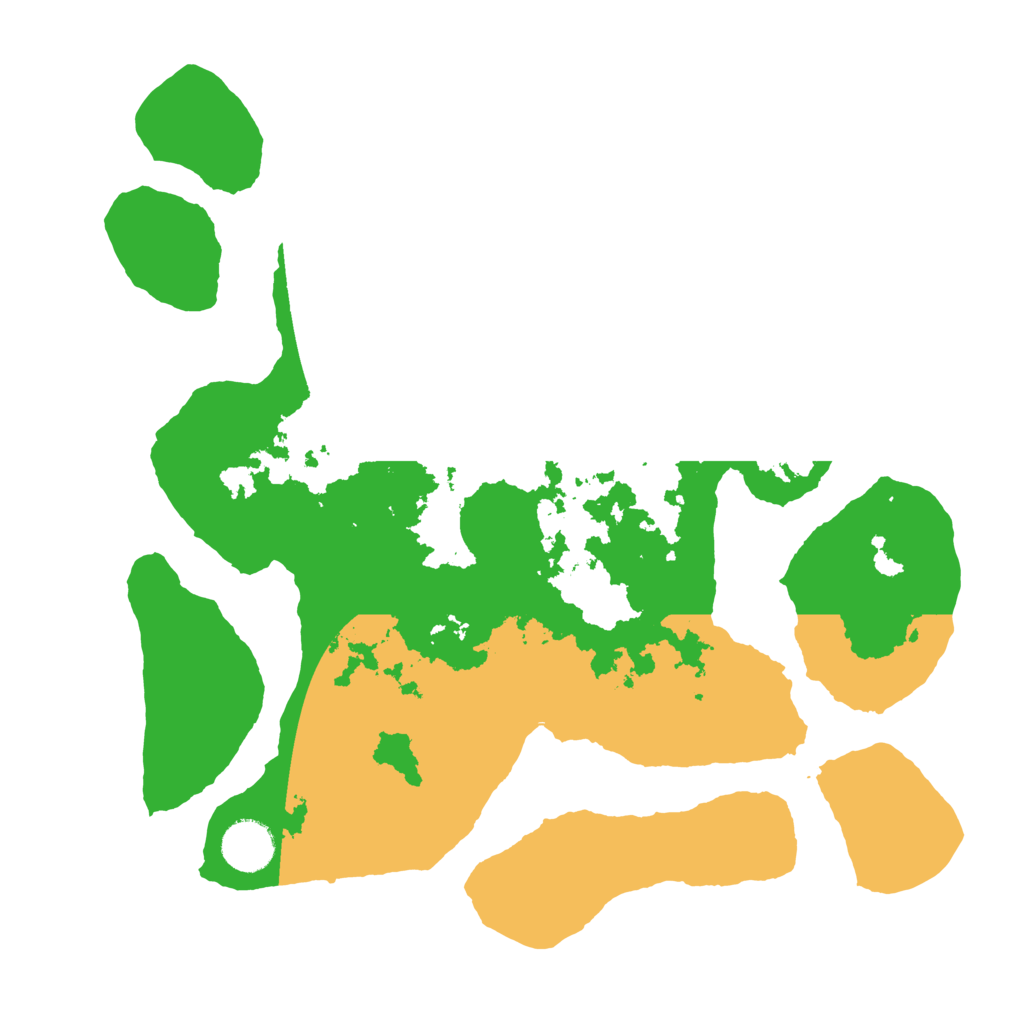 Biome Rust Map: Barren, Size: 3500, Seed: 1922424