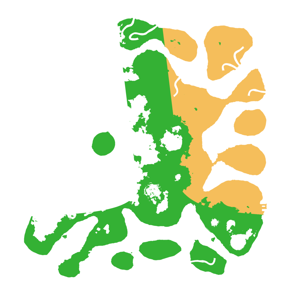 Biome Rust Map: Procedural Map, Size: 3500, Seed: 300191