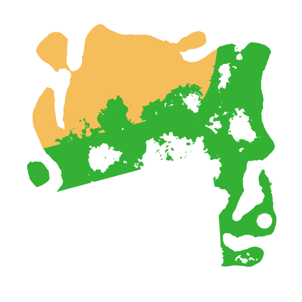 Biome Rust Map: Barren, Size: 3500, Seed: 5796830