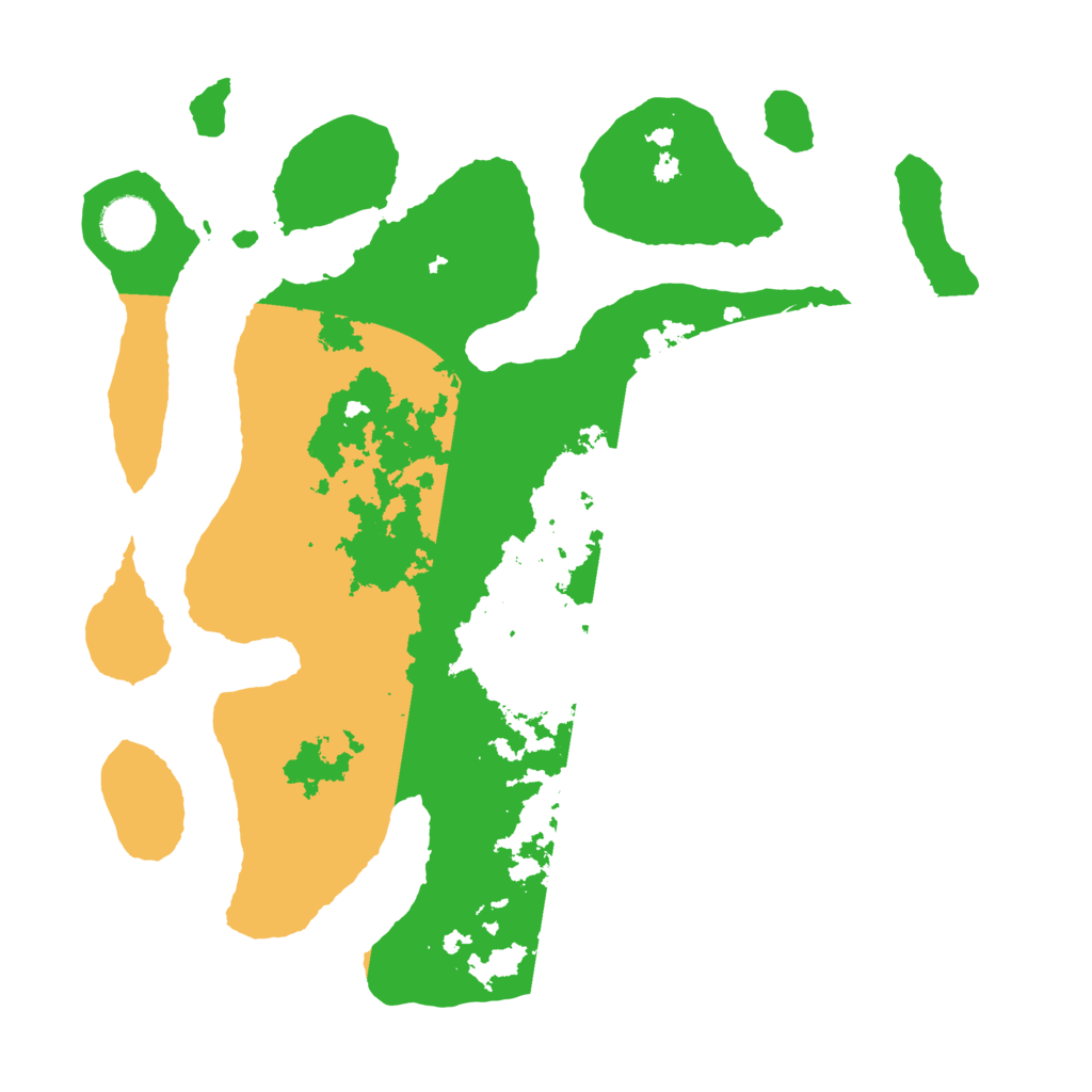 Biome Rust Map: Barren, Size: 3500, Seed: 4977046