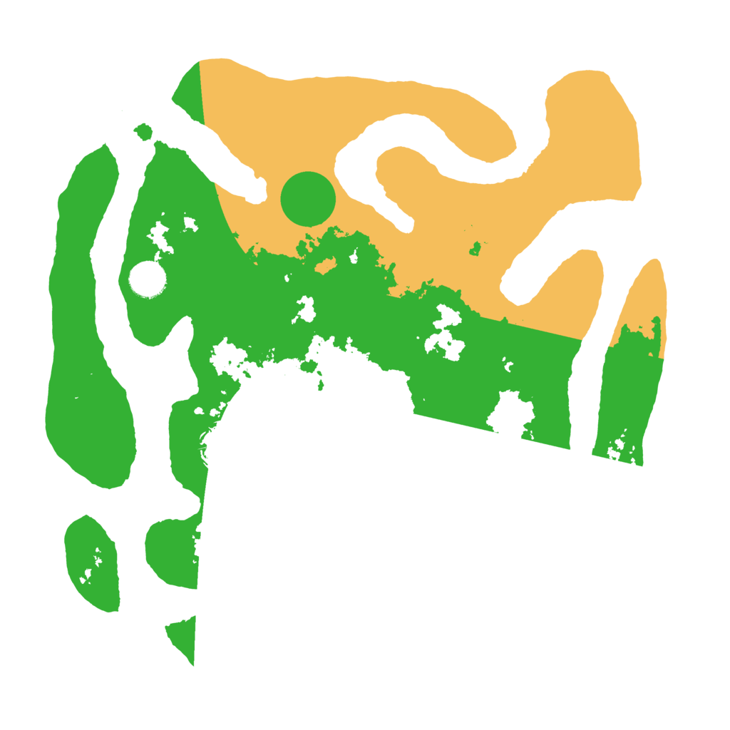 Biome Rust Map: Barren, Size: 3500, Seed: 3632096