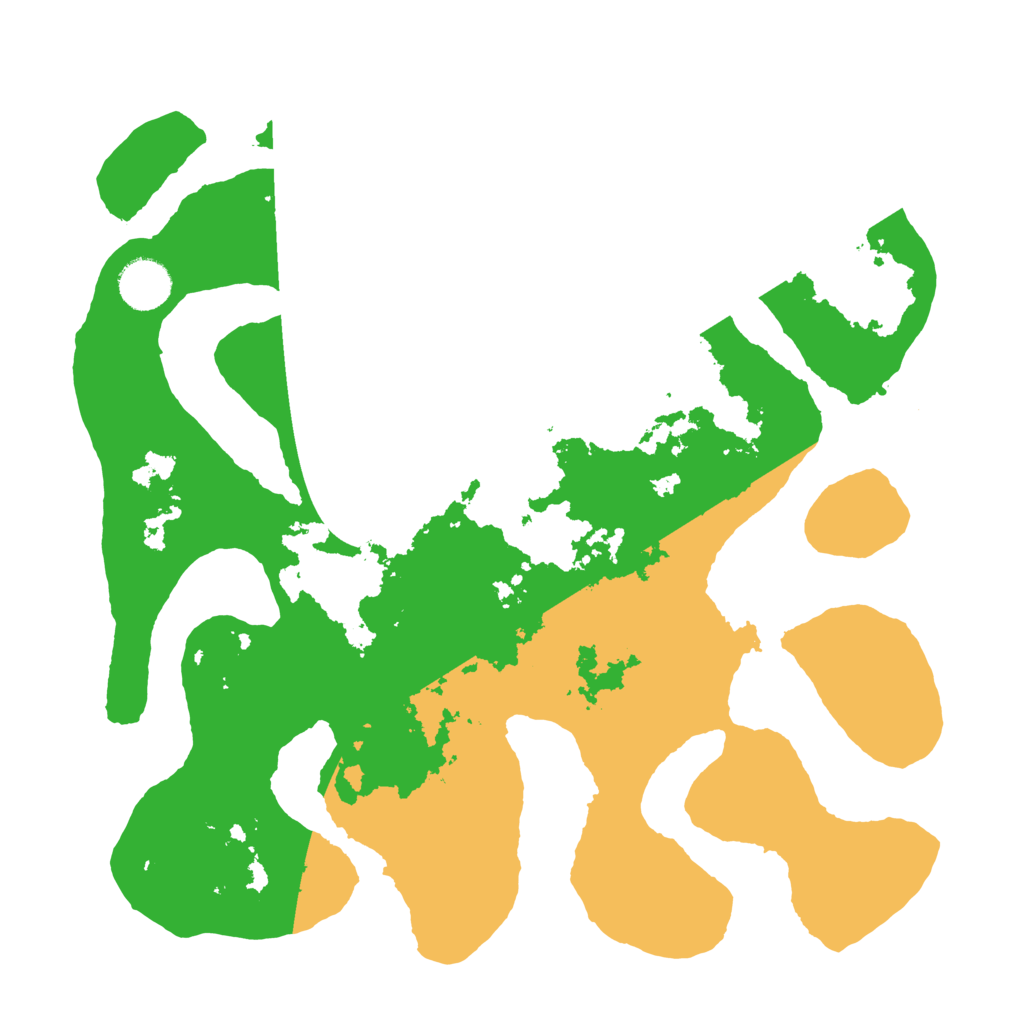 Biome Rust Map: Barren, Size: 3500, Seed: 4579738