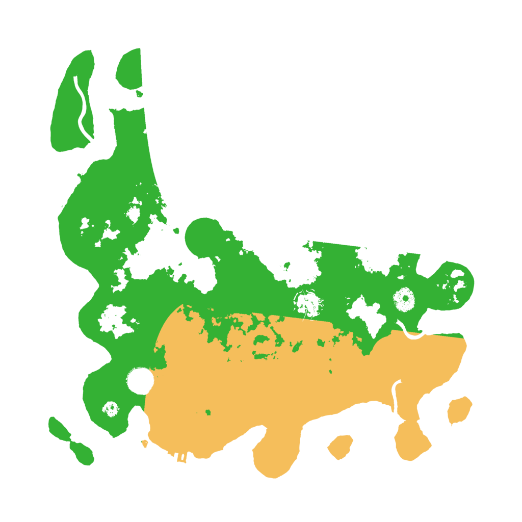 Biome Rust Map: Procedural Map, Size: 3500, Seed: 6337172