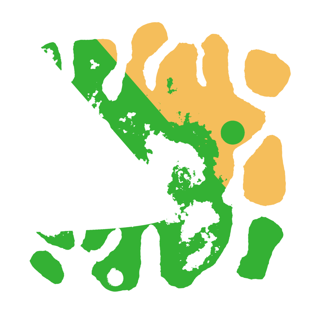 Biome Rust Map: Barren, Size: 3500, Seed: 1761692