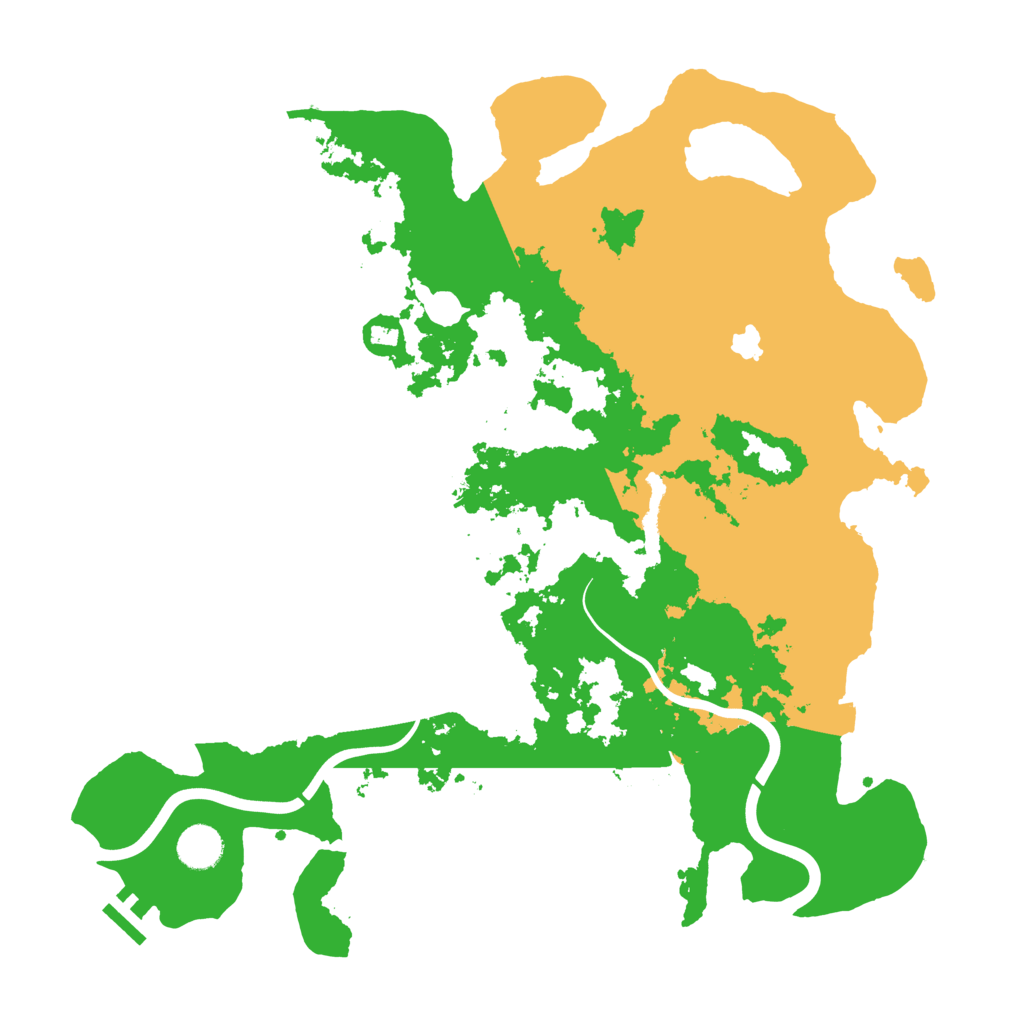 Biome Rust Map: Procedural Map, Size: 4000, Seed: 2050740