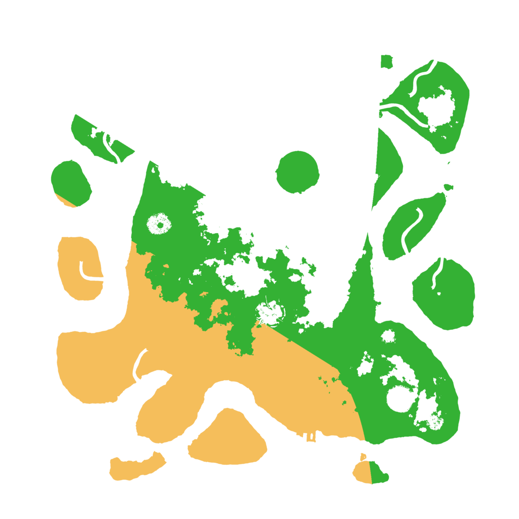 Biome Rust Map: Procedural Map, Size: 3500, Seed: 5800357